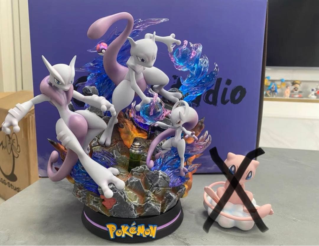 限定絶版ミュウツーガレージキットスタチュー1/6サイズシリアル付