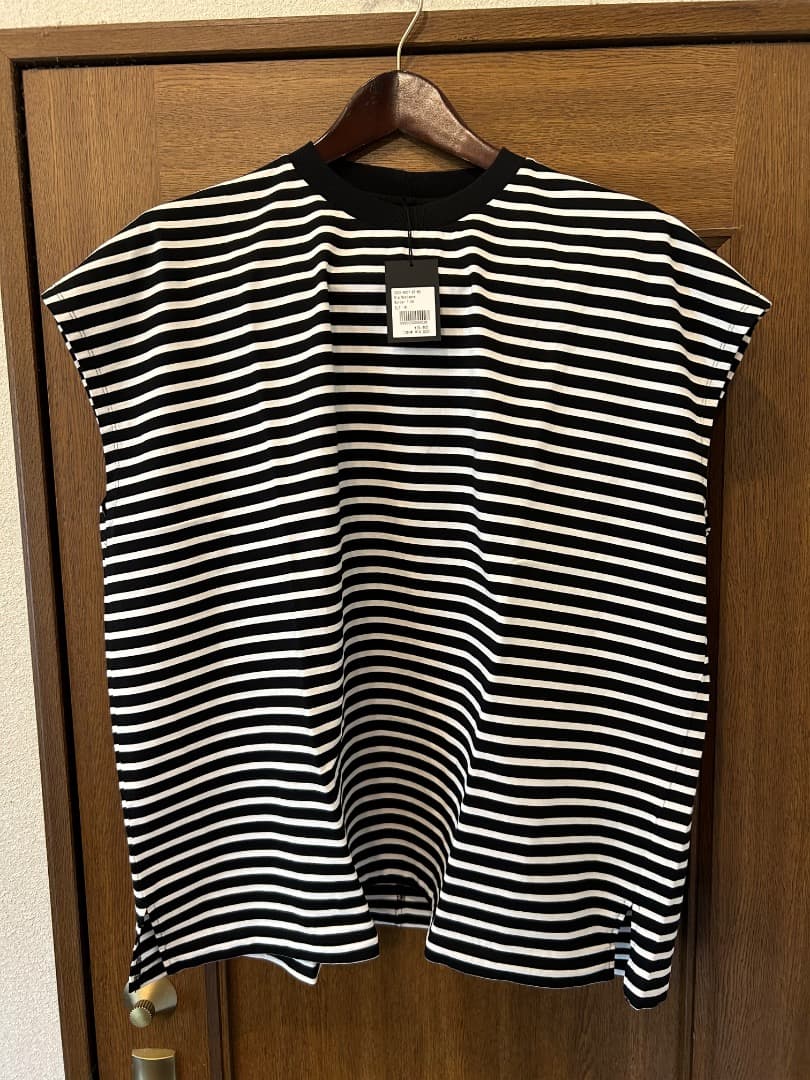 25ss MINEDENIM Big Nosleeve Border T-SH