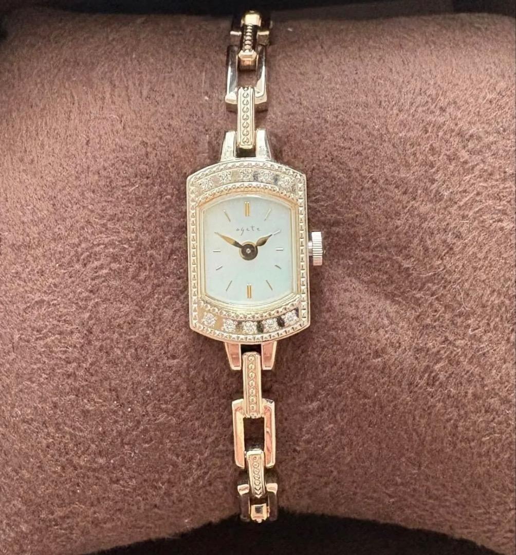 10万から値下げしました！』agete 腕時計