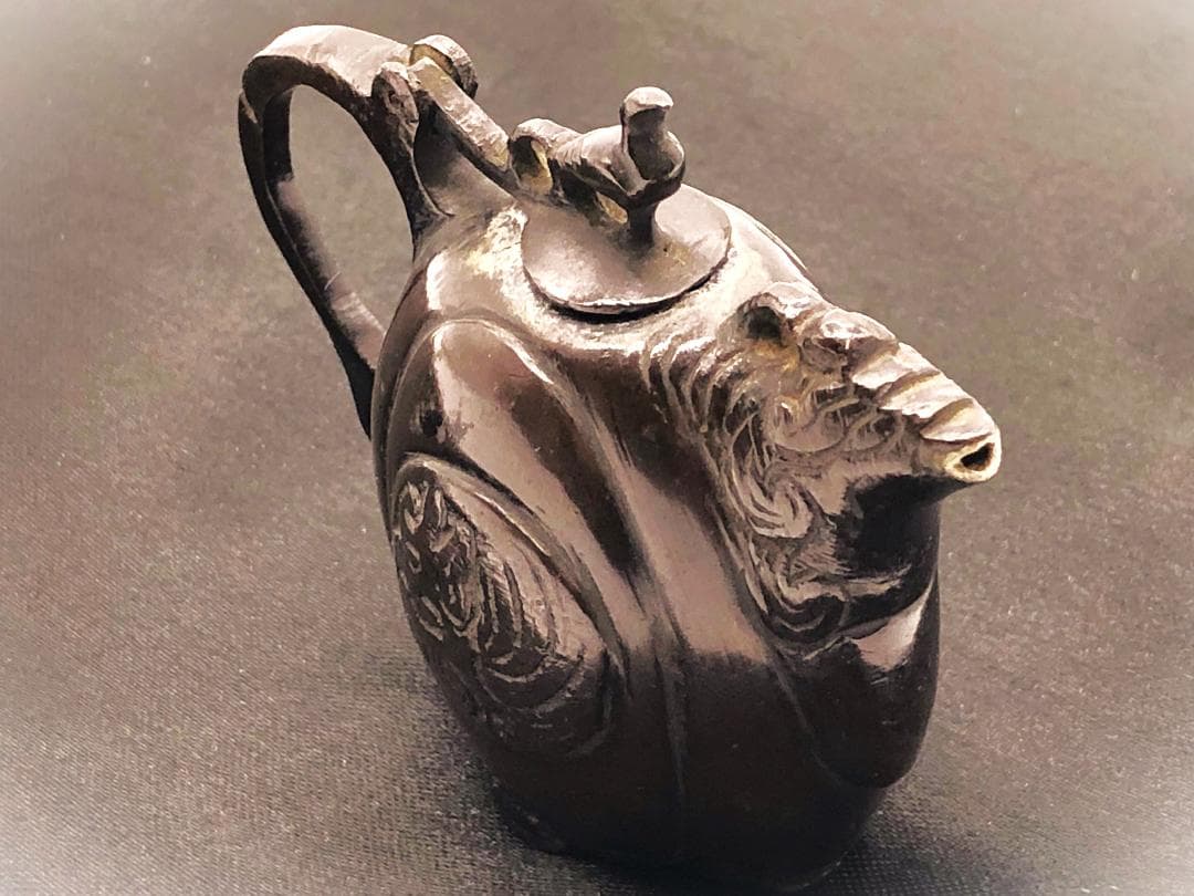 倣唐物 古銅鳳凰水滴 】 江戸時代（18世紀末） 蔵出し