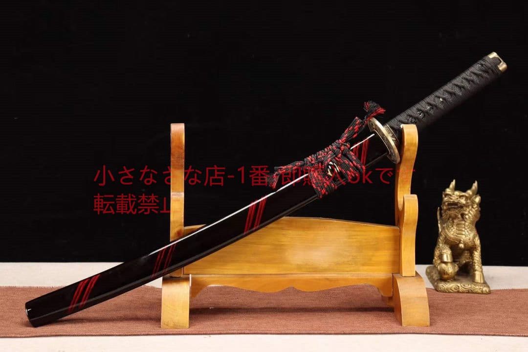 20寸模様鋼ペンキ鞘侍短刀双龍戯珠 古兵器 武具 刀装具 日本刀 模造刀 居合刀