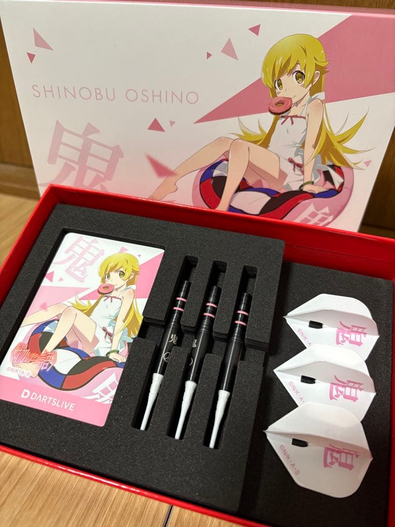 【ダーツライブ】物語シリーズ ダーツセット 忍野 忍ver.