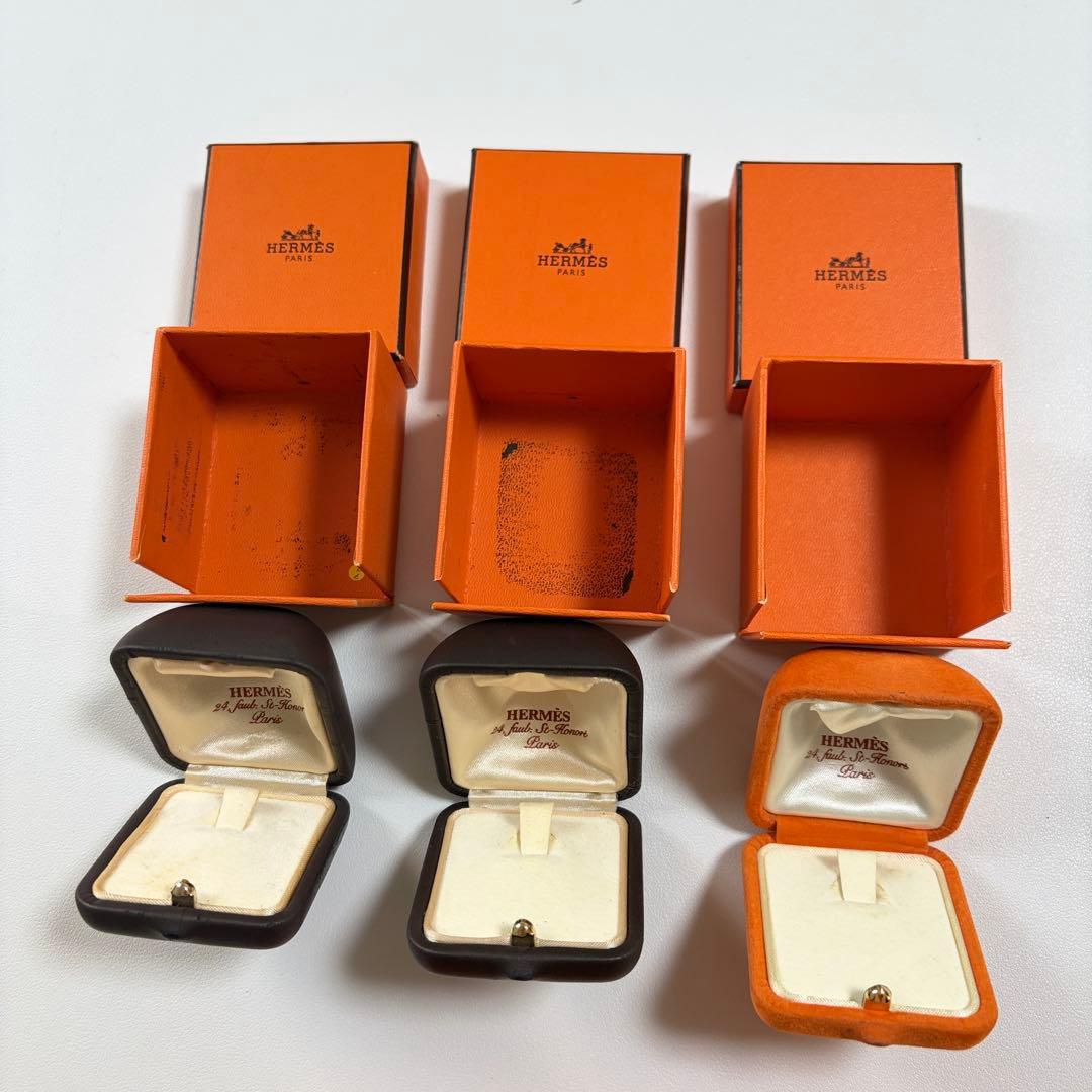 エルメス リングケース アクセサリー入れ 空箱 7個セット