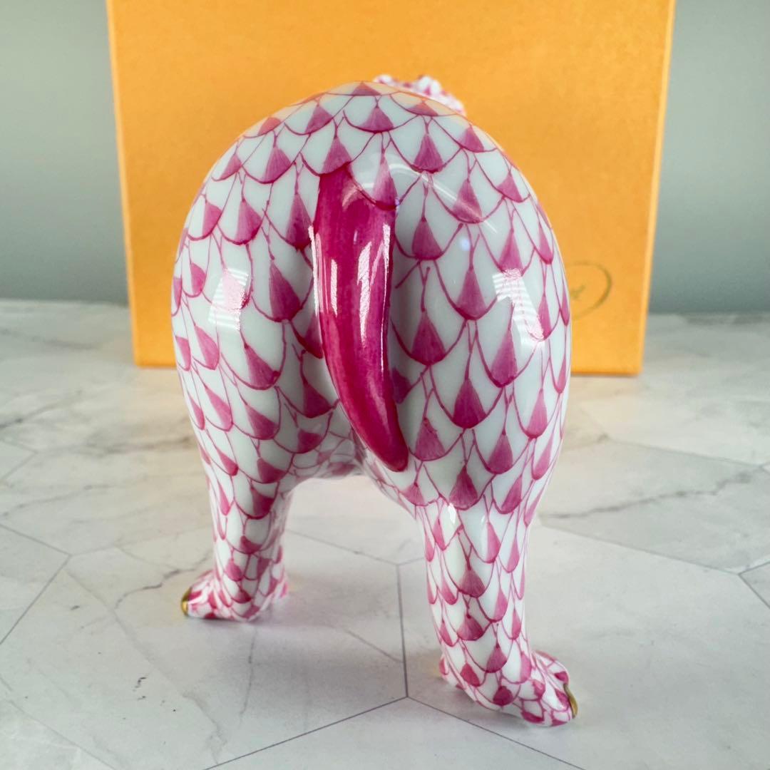 DA1292 ヘレンド herend カバ 置物 陶器