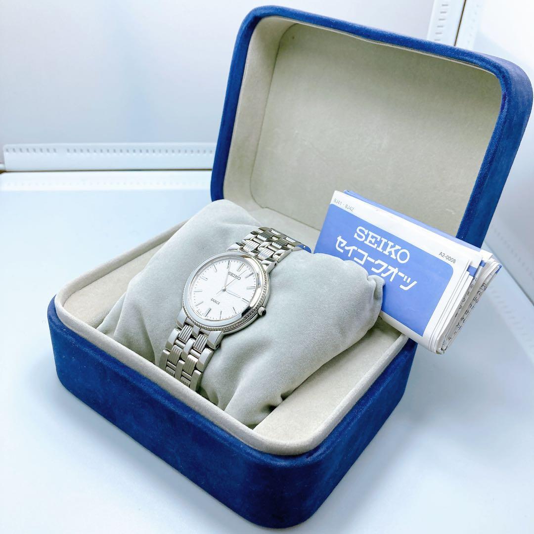 640 SEIKO セイコー　ドルチェ　8J41-0A20 ラウンド　腕時計