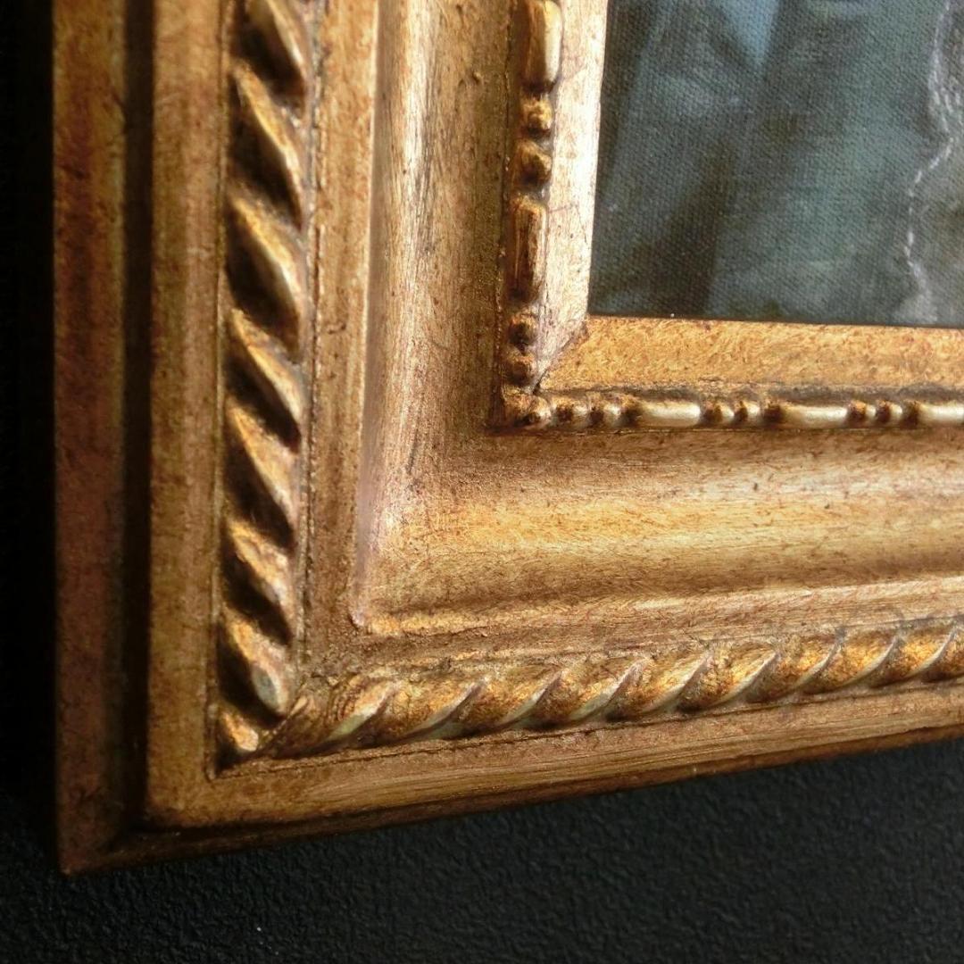 ロココ調 アンティークゴールドフレーム マリーアントワネット 額絵 103