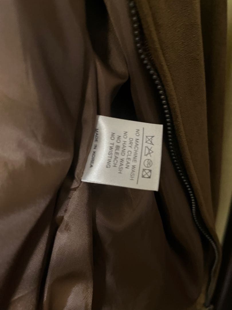 Chikashitsu+ チカシツプラス fake suede blouson