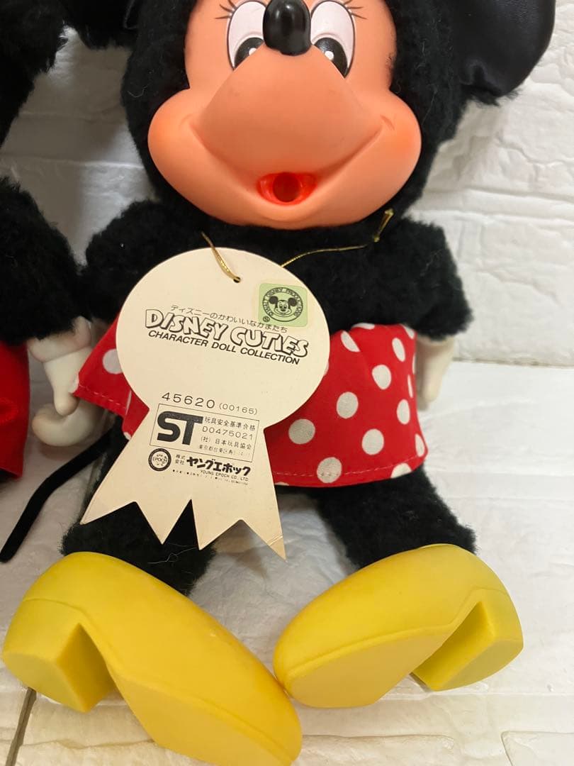 ヴィンテージ ミッキーマウス＆ミニーマウス ヤングエポック タグ付き　当時物