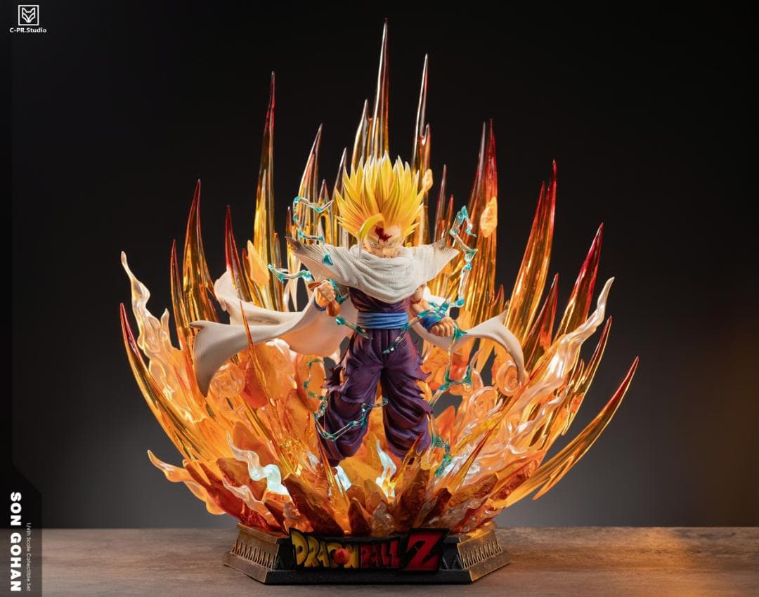 ドラゴンボール スーパーサイヤ人 2 孫悟飯 1/6 彫刻フィギュア 海外限定