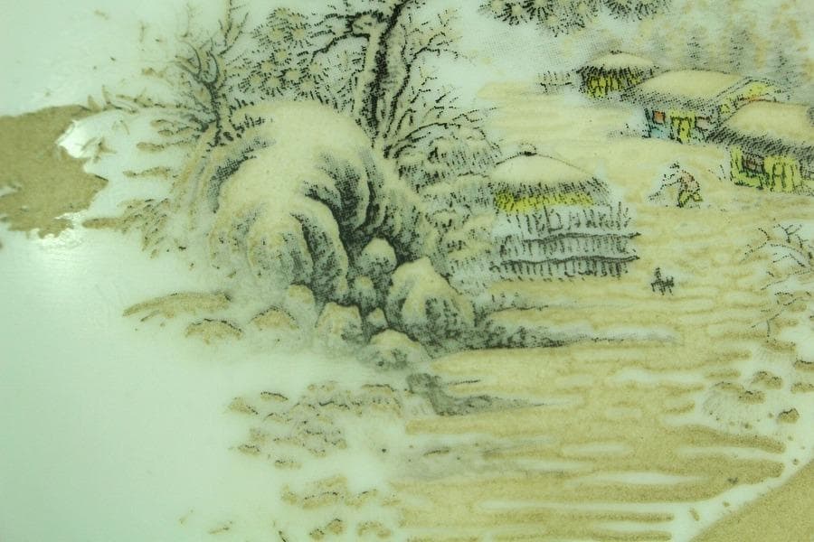 中国美術 墨絵 落 白磁香合 時代物(K-A723) - メルカリ