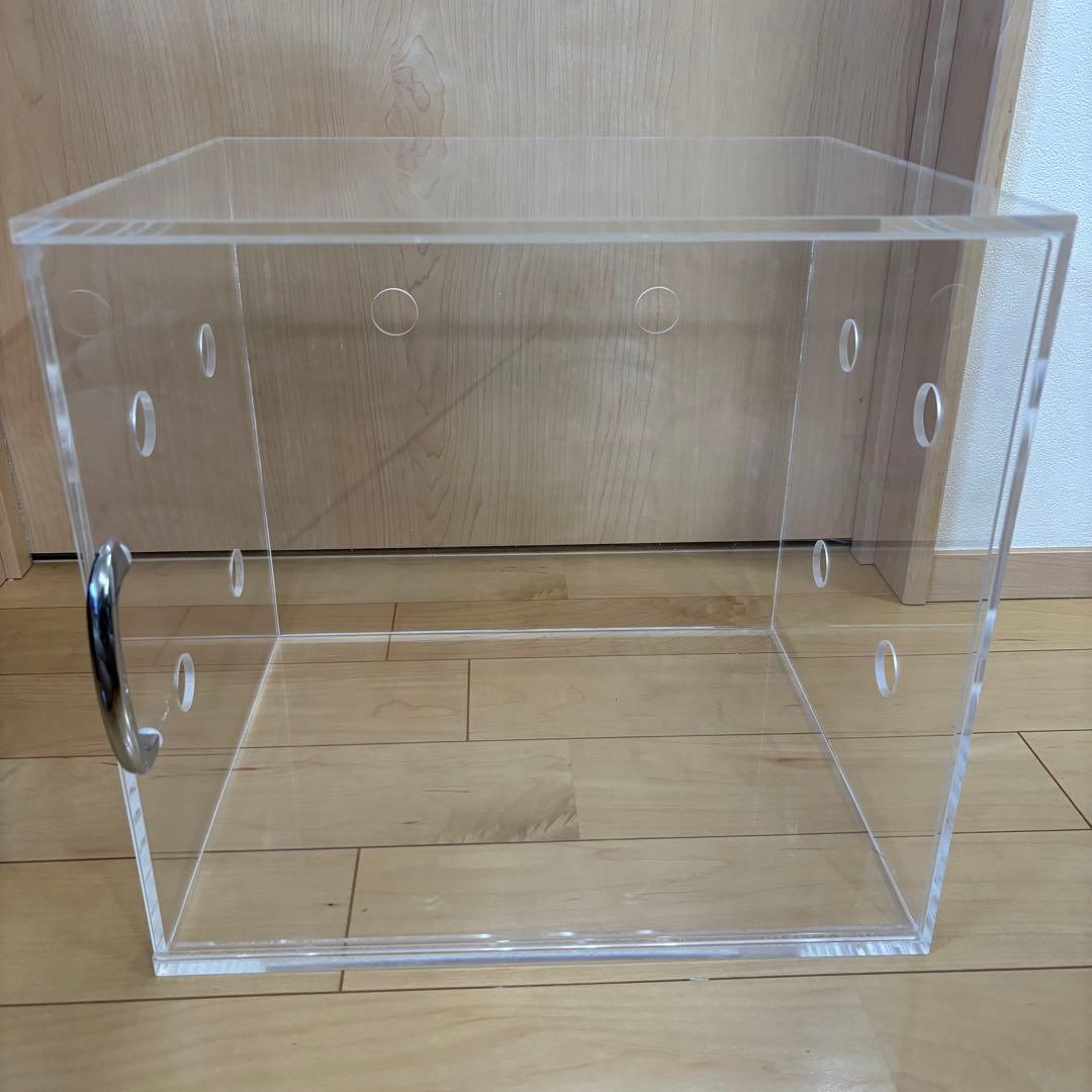 鳥かご アクリルケース スライド式 W385×H360×D330