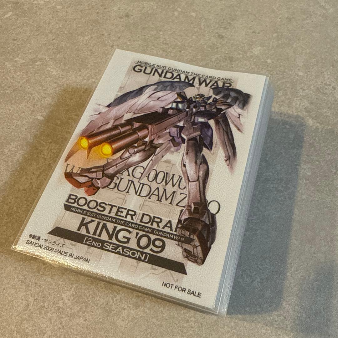 ウイングガンダムゼロカスタム スリーブ ガンダムウォー 大会優勝景品