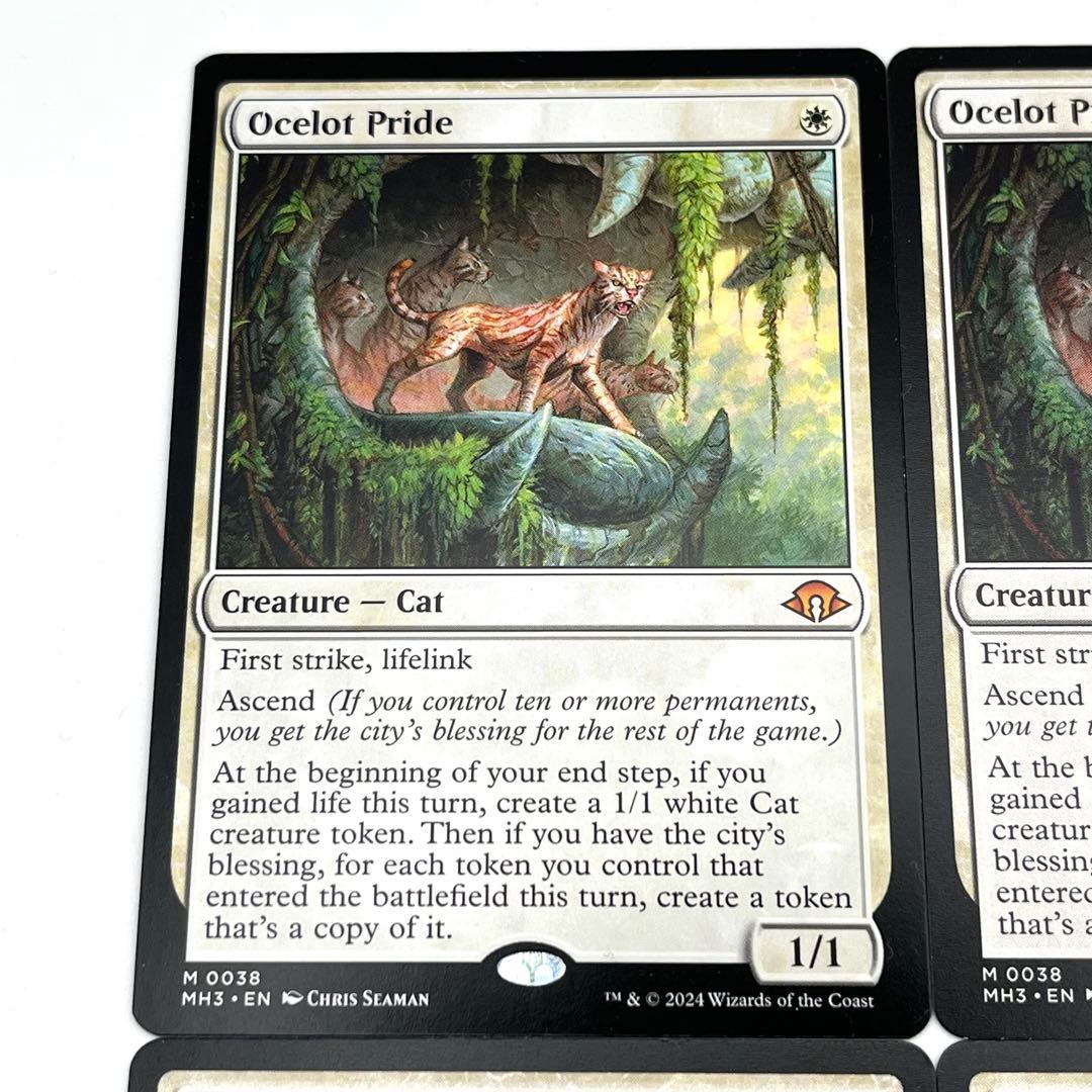 オセロットの群れ 4枚セット 英語 MTG - メルカリ
