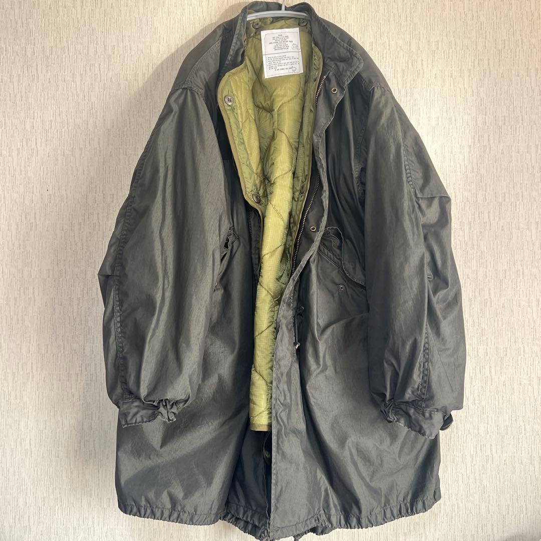 80年製 M-65 フィッシュテールパーカー 後染め medium ライナー付き