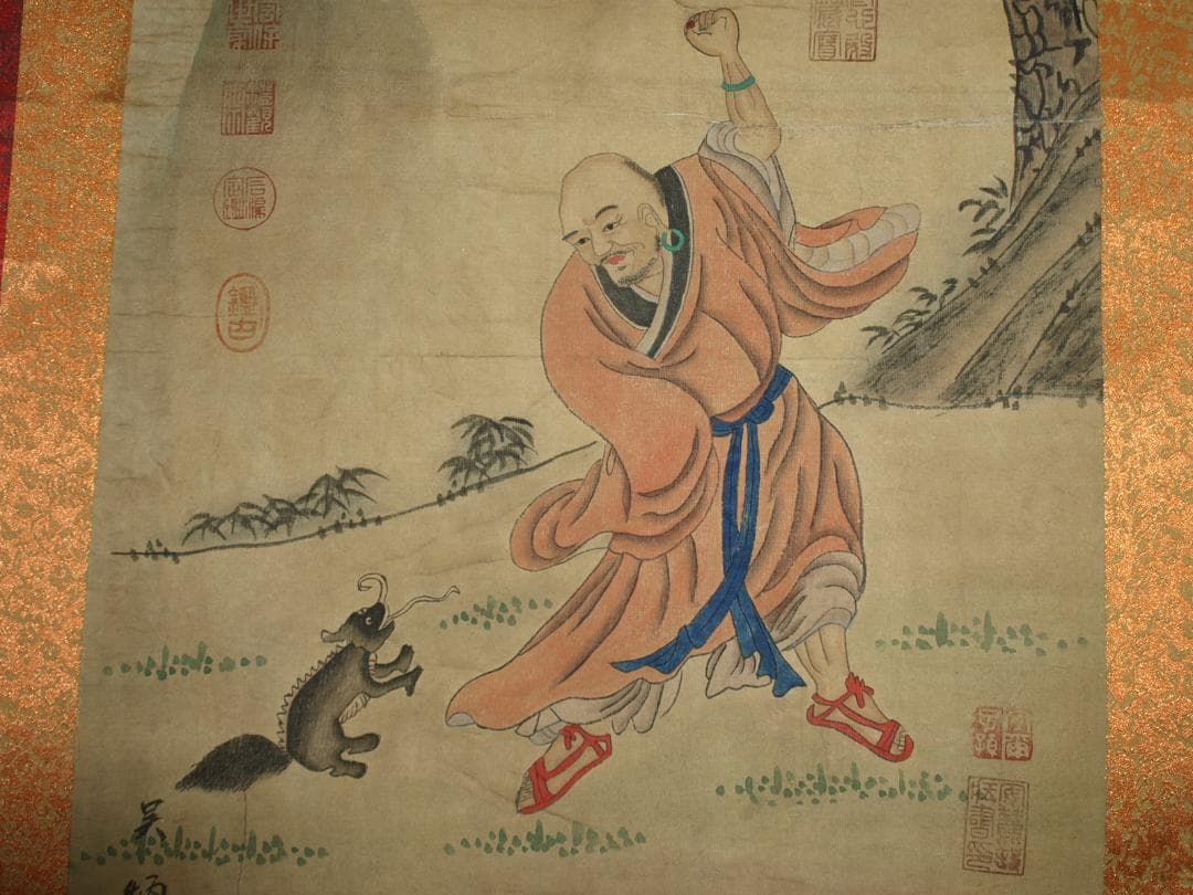 民間仕入れ品 北宋 武宗元作 肉筆美女図 工場 吴炳 BD317A12-2