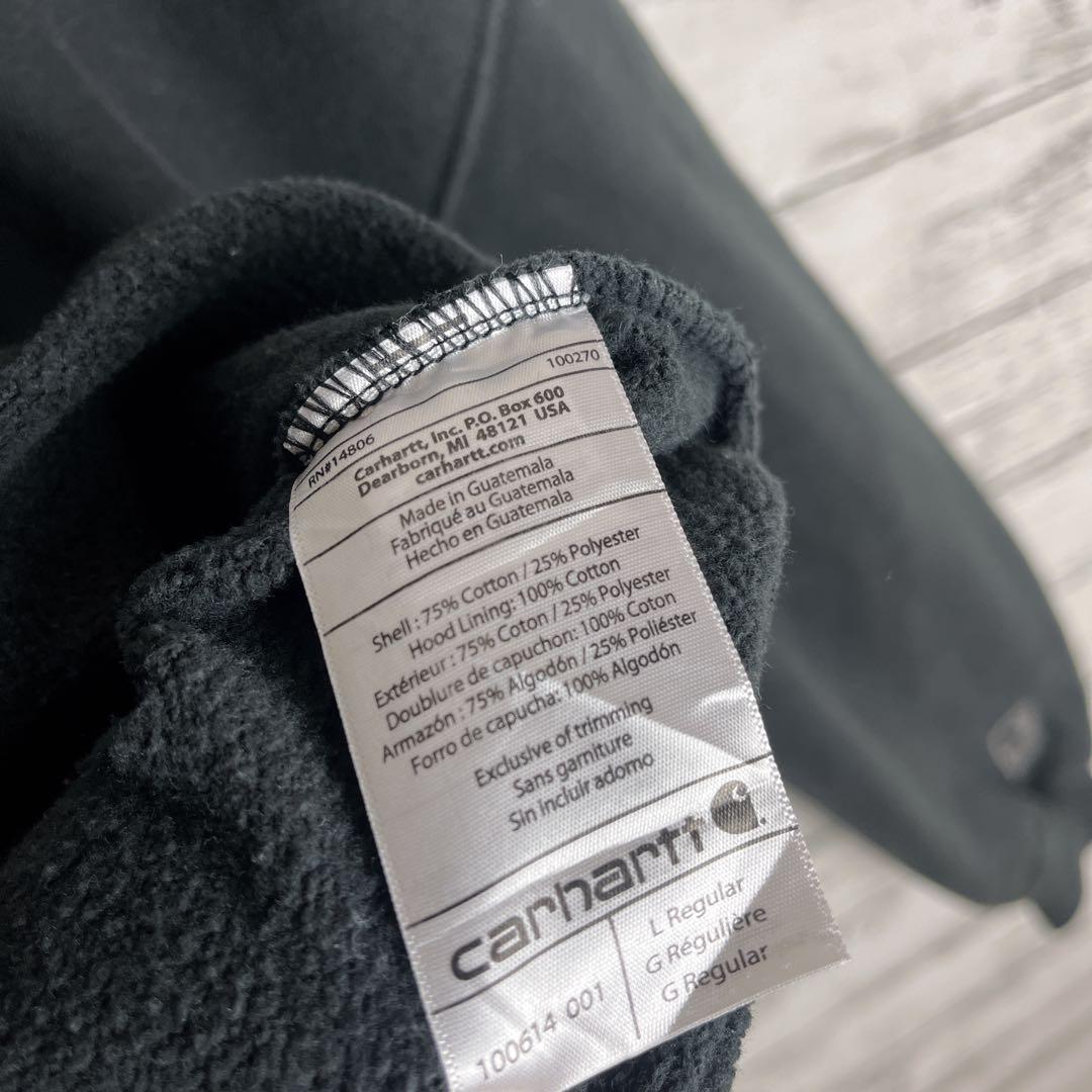 【入手困難‼︎】Carhartt◎XL相当 黒 フルジップ パーカー D251