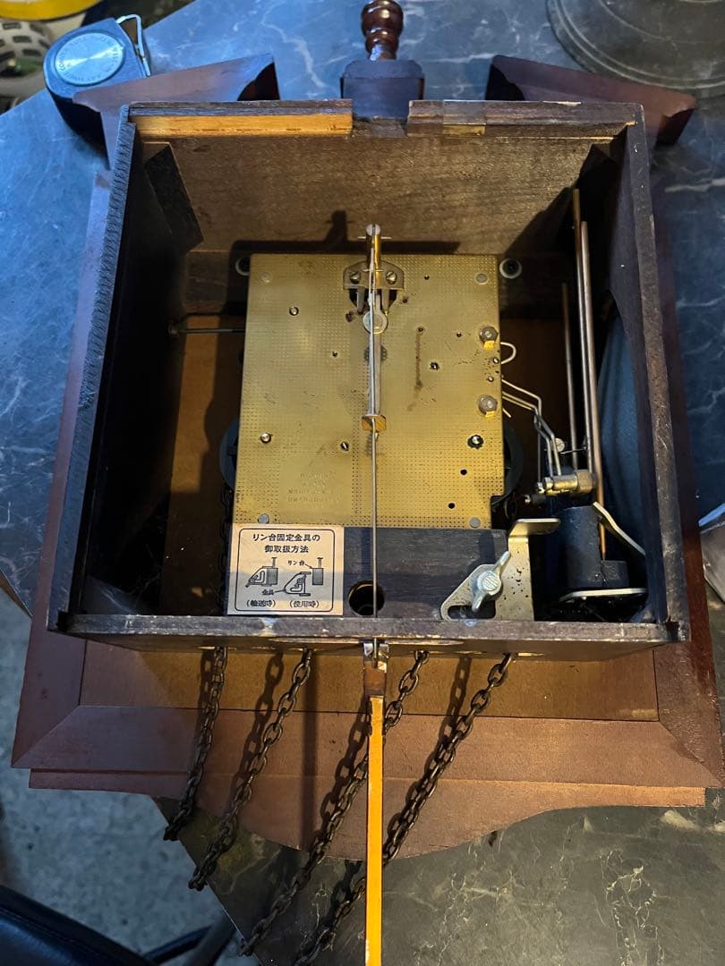 Kikiです ミブラン錘式振り子時計、ミブラン錘時計 重鎮式時計