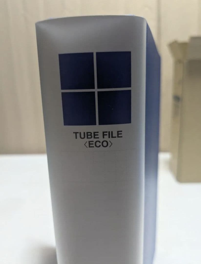 まとめ売り KOKUYO 3冊パック×5箱 チューブファイル 青