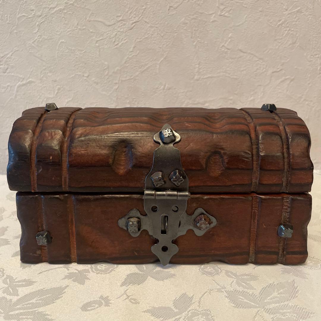 スペイン製 木彫 宝箱 アンティーク - メルカリ