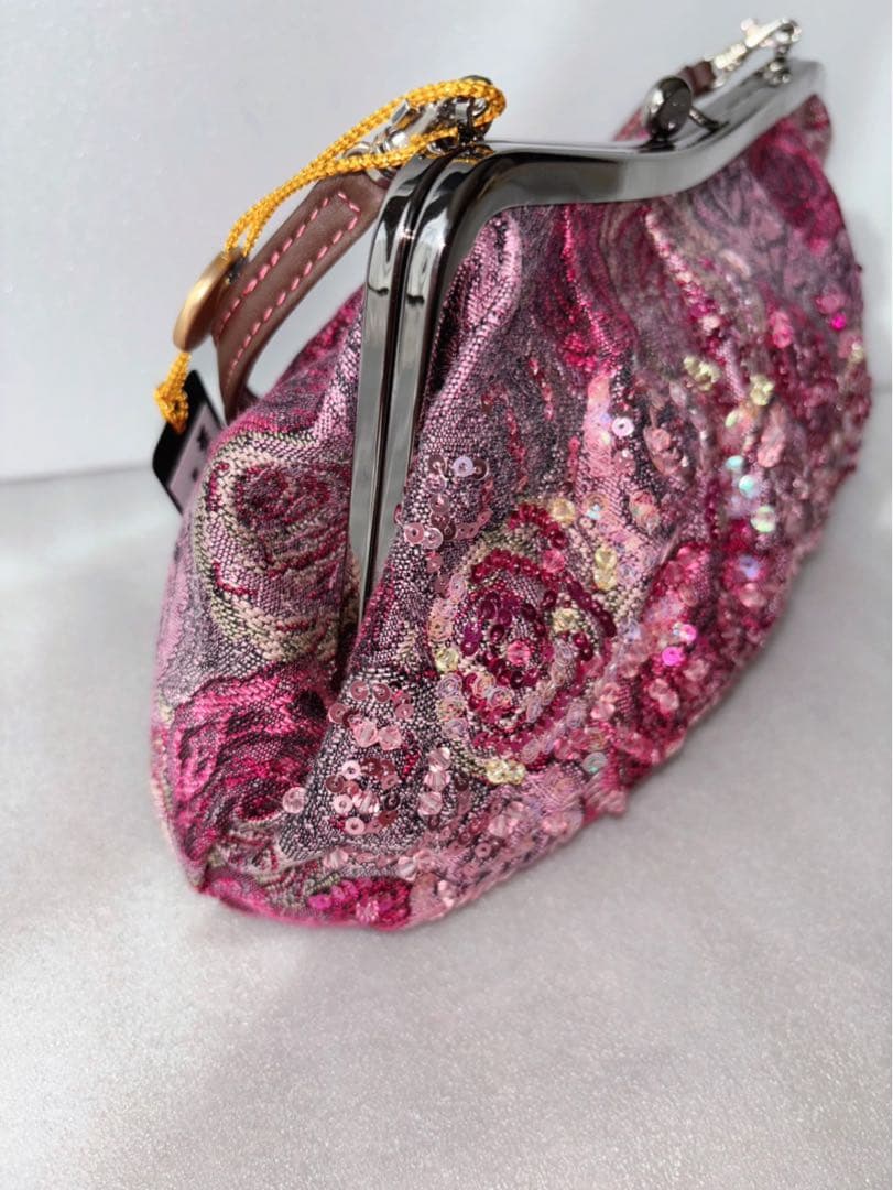 棗Think bee! シンクビー　がま口 ハンドバッグ 2way