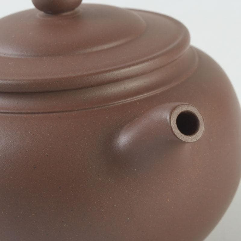 中国 紫砂 朱泥 急須 茶壷 在銘 V 9605