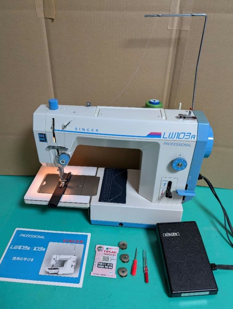 ❤️整備済 好調シンガー職業用ミシン LW 103a デニムもガンガン