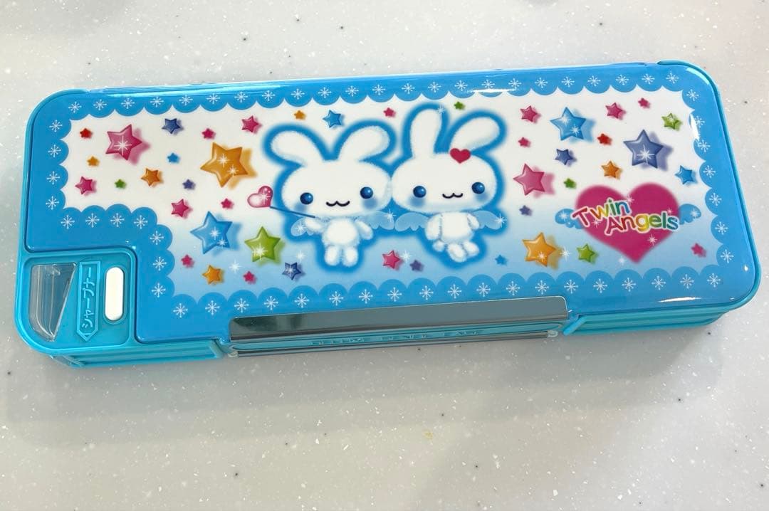 激レア！希少！san-x サンエックス ツインエンジェル 筆箱 平成レトロ