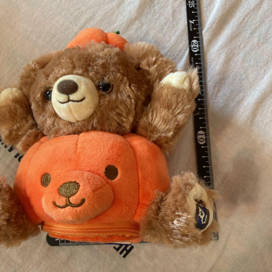 ぬいぐるみ ユニベアシティ ディズニー 小物入れ φ8x5 カボチャ