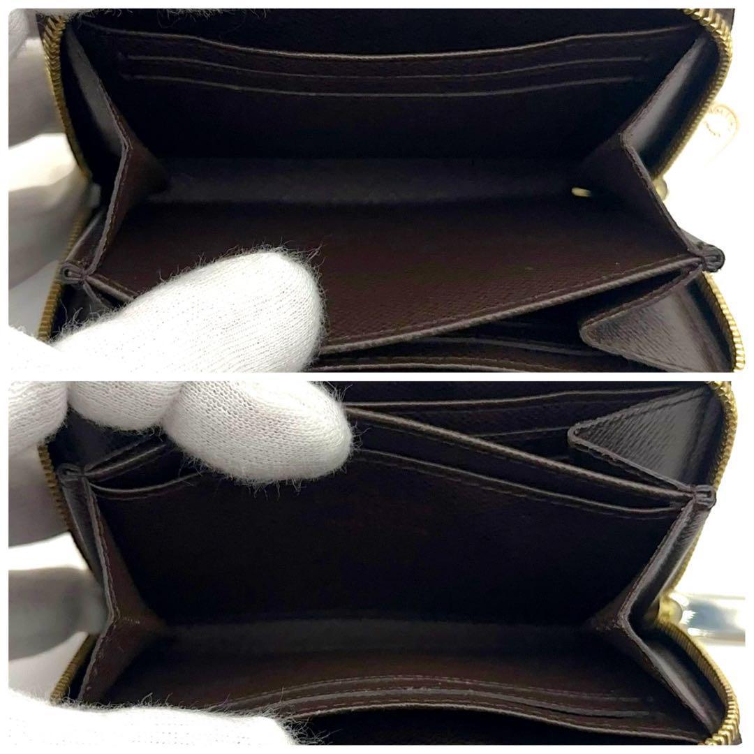 【美品】ルイヴィトン ダミエ ジッピーパース 小銭入れ カード入れ