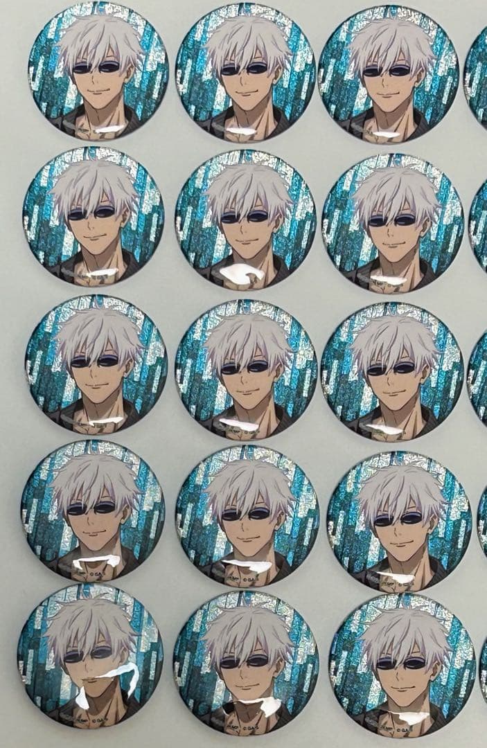 呪術廻戦0 ラメキラカンバッジ 五条悟 30個セット 缶バッジ