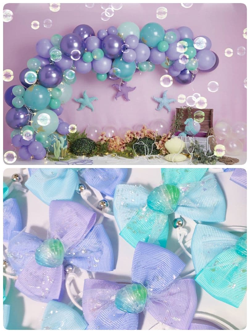 夏トリミングチョーカーリボン ペットサロン用 貝殻シェル スイカ