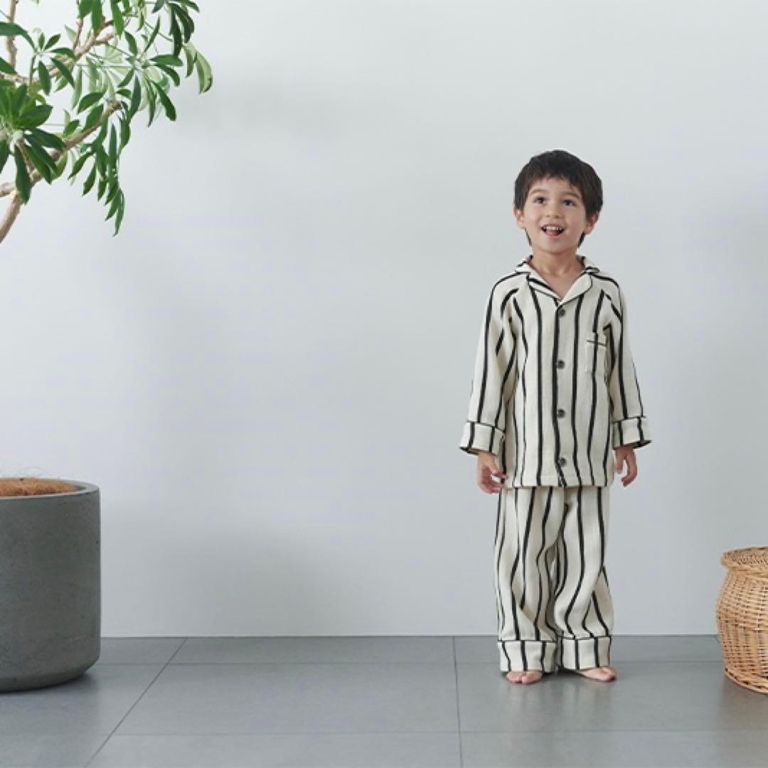 キッズ ナイトウエア パジャマ 部屋着 calmy 1 stripe