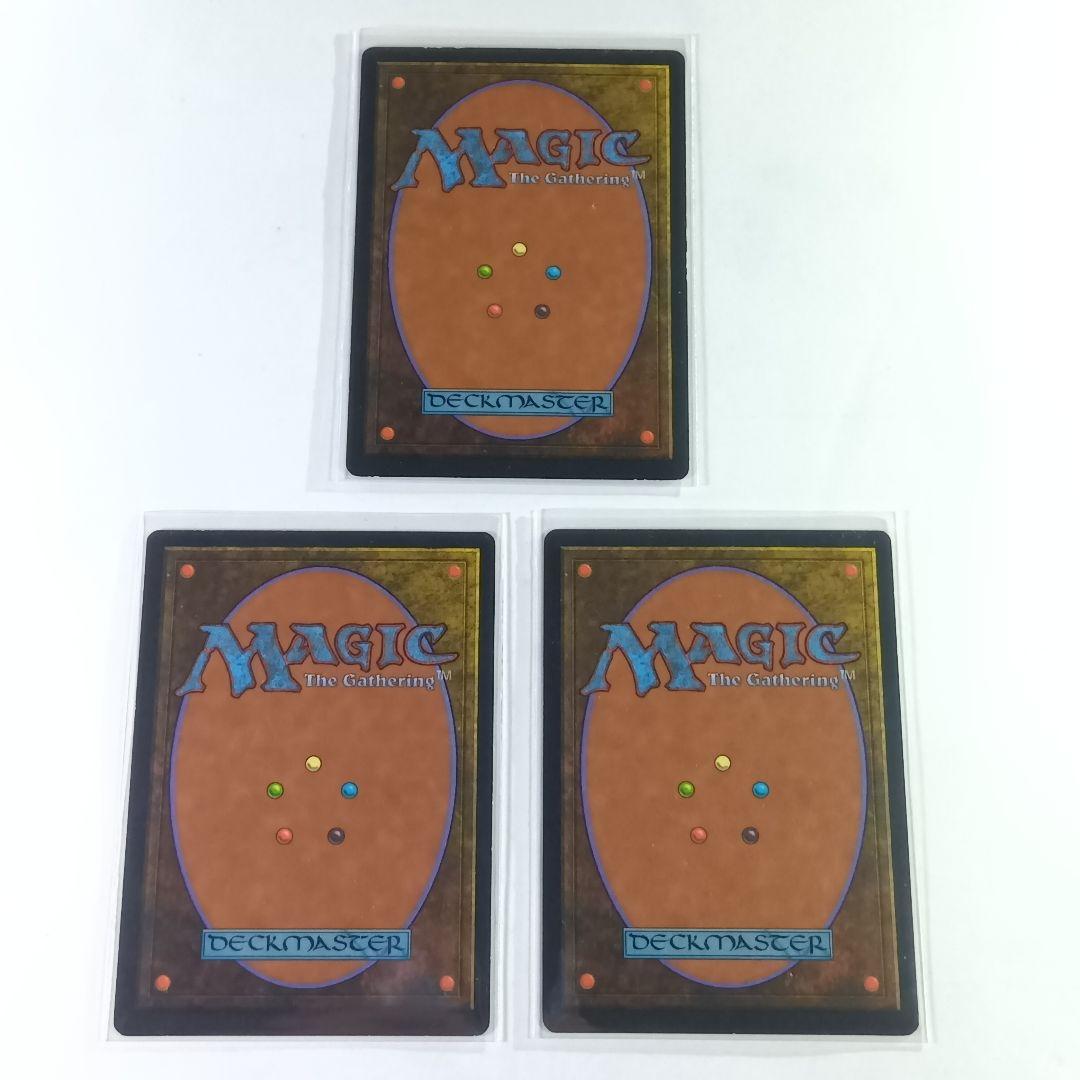 『閃電撃』　中国語版黒枠第4版《稲妻/Lightning Bolt》3枚セット