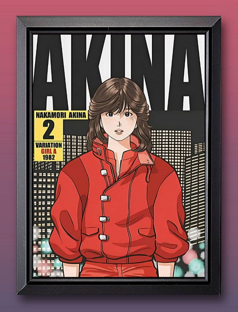 ☆AKINA ジャケットスタイル木枠ポスター☆