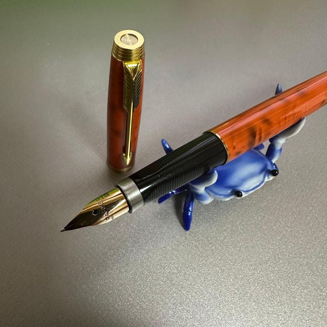 パーカー75 コーラルレッド 万年筆