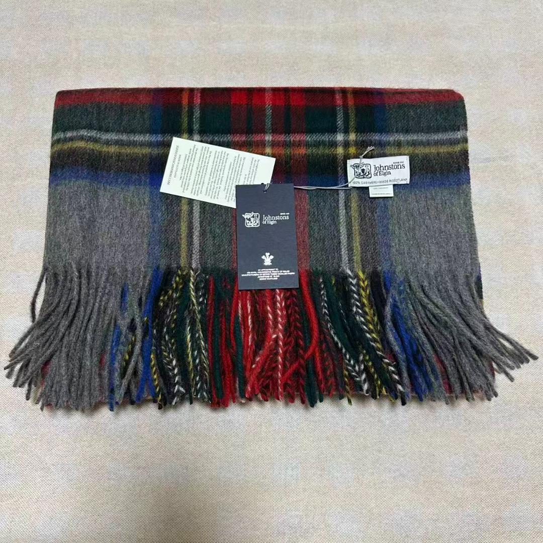m*︎様 ジョンストンズ カシミア 大判グレースチュワート ストール マフラー ジョンストンズ カシミア 大判ストール マフラー グレースチュワート