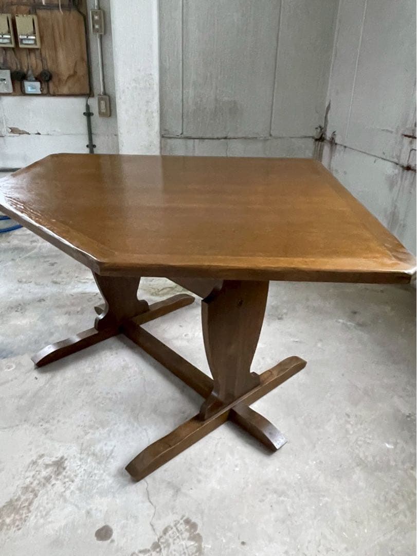 無垢材　ヴィンテージ ダイニングテーブル　センターテーブル