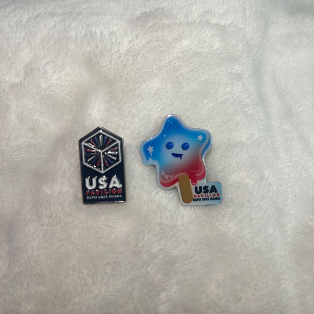 USA Pavilion Expo 2025 Osaka ピンバッジセット - メルカリ