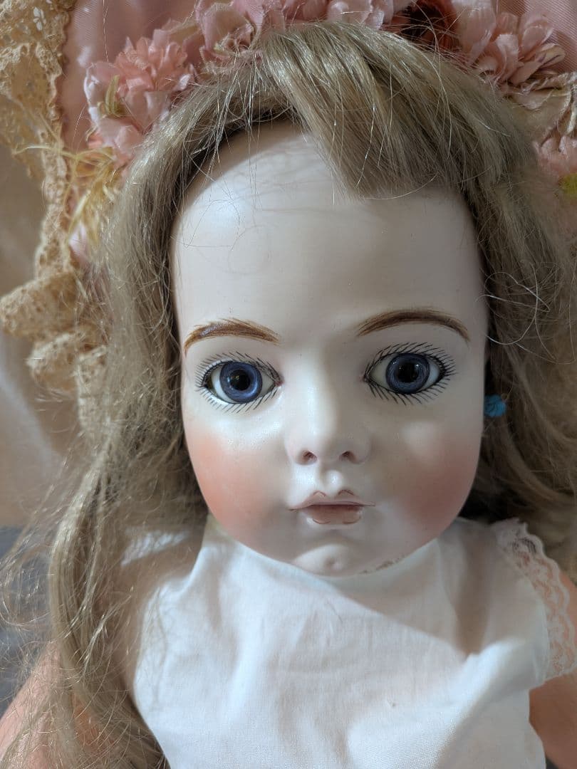 ビスクドールリプロ68センチジュモー？ 2ジュモー68cm 濃い青目