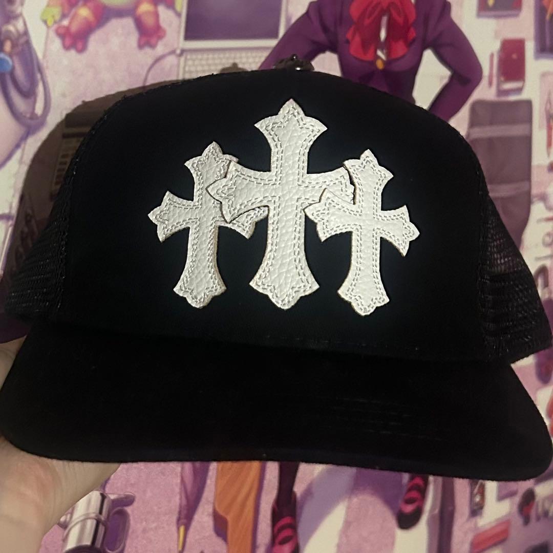 クロムハーツ モチーフキャップ 十字架刺繍 - メルカリ