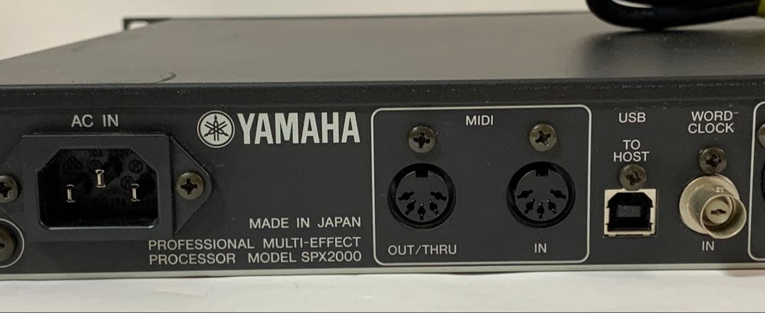 YAMAHA プロフェッショナルマルチエフェクトプロセッサー SPX2000