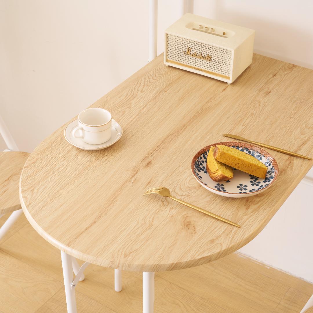 赤字セール！2WAY折畳パソコンデスク・ダイニングテーブルセット　NATURAL