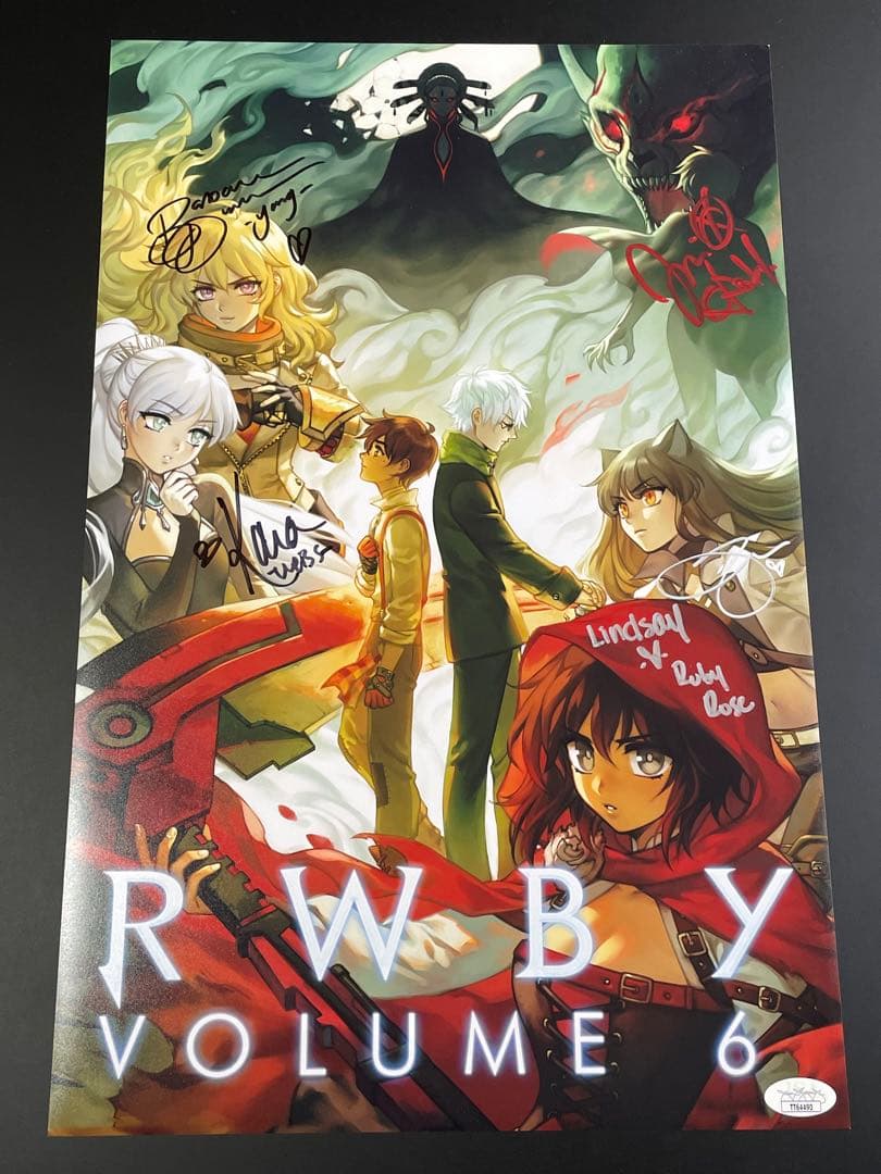 RWBY 直筆サイン入りポスター　JSA認定書付き　② RWBY 直筆サイン入りポスター JSA認定書付き ② - メルカリ