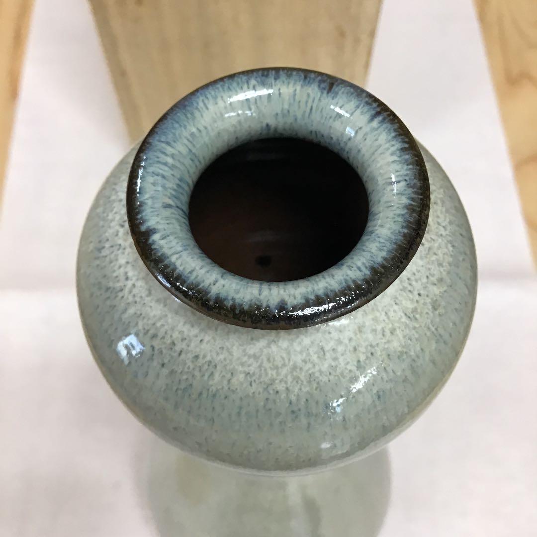 華道道具 高取焼 花入 雪山窯 鬼丸碧山 造 N683H - メルカリ