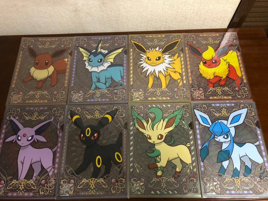 【未開封】ポケモンセンター限定　クリアファイル　イーブイコレクション　ブイズ 未開封】ポケモンセンター限定 クリアファイル イーブイコレクション