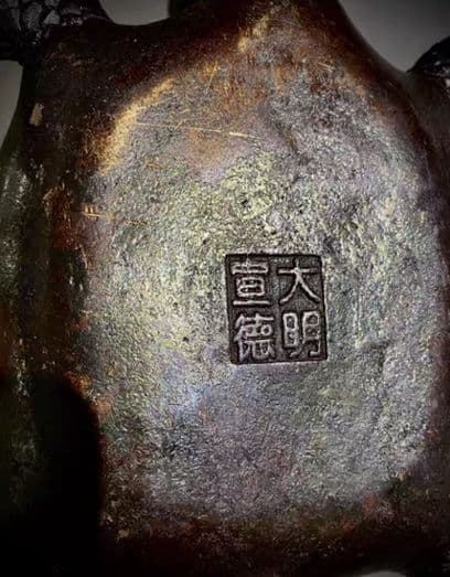 銅器 仏教 香炉 宣徳炉 古美術 コレクション品 銅製 工芸品 彫刻装飾品