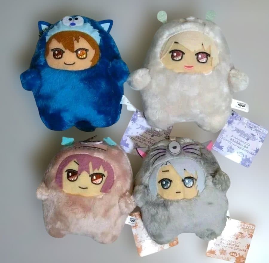 アイドリッシュセブン きらどるぬいぐるみ アイナナパレード 全4種セット アイドリッシュセブン きらどるぬいぐるみ～アイナナパレード モフモフ