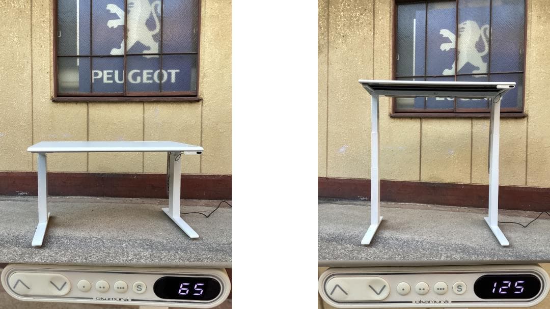 超一流国産メーカー品　定価約１８万　オカムラ　電動昇降デスク　スイフト　学習机