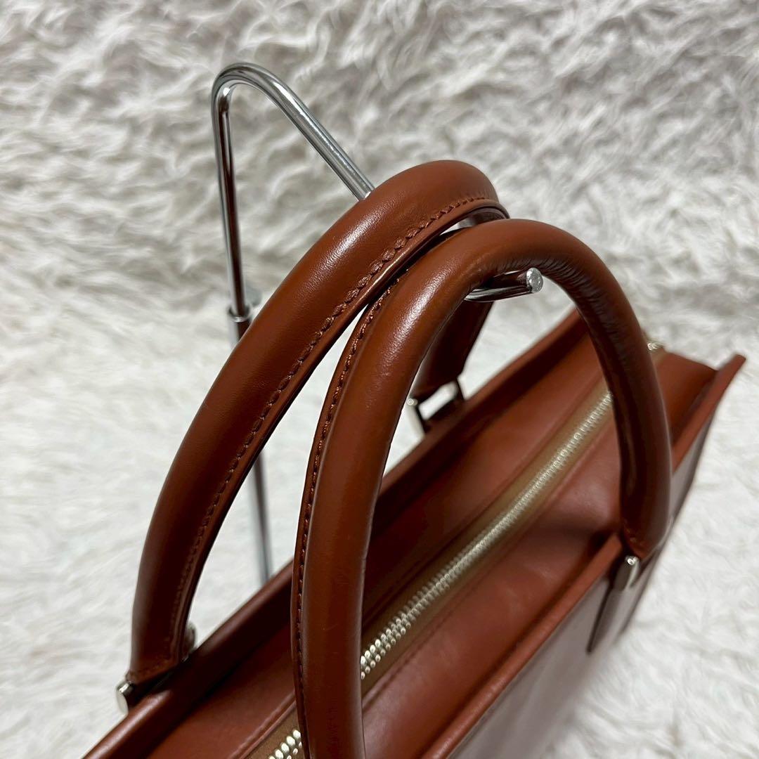 未使用品✨ビジネスレザーファクトリー ブリーフケース 2way ブラウン 本革