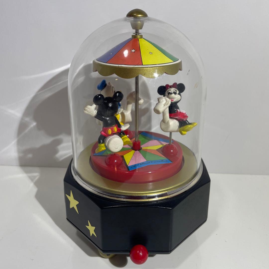 当時物 ディズニー ミッキーマウス オルゴール メリーゴーランド